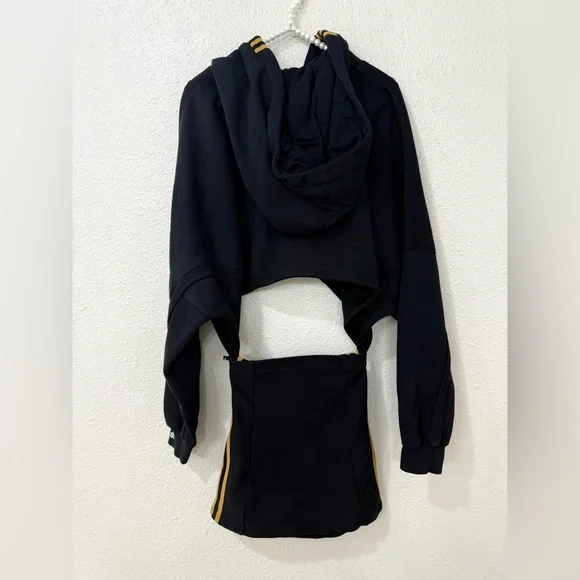 adidas IVY Park Hooded Cut Out Dress GR1445 Size M - Picture 7 of 7